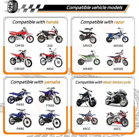 Dirt Bike Training Wheels For 50cc 49cc Motorcycle Compatible with Razor MX500 MX125 MX400 Honda CRF50 XR50 Yamaha TTR50 PW50 Dirt Bike With Training Wheels in Kuwait