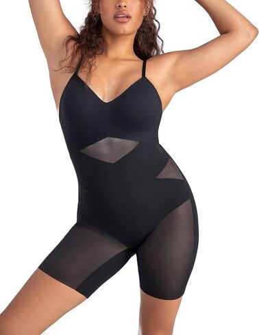 HONEYLOVE Low-Back Bodysuit for Women - Targeted Compression Shapewear - Tummy Control Body Shaper in Saudi Arabia