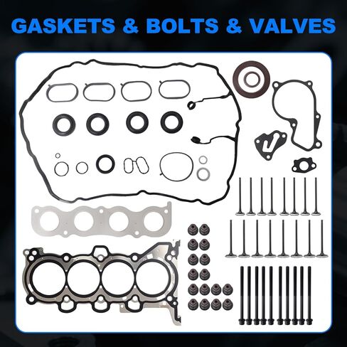 G4NC 2.0 Engine Rebuild Overhaul Kit w/Crankshaft, Head Gasket Set & Piston - For Hyundai Tucson/Elantra/Sonata, Kia Soul/Forte/Sportage 2.0L 2011-2022 in Saudi Arabia