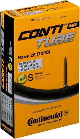 Continental Race 28 700 x 20-25c Bike Inner Tubes (Pack of 3) - Presta 60mm Long Valve in Kuwait