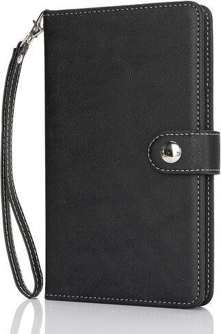 Passport Holder Cover Case PU Leather RFID Blocking Card Pockets Holder Cute Luggage Magnetic Wallet Passport Holder Case for travel Women Men, Don't Touch in Saudi Arabia