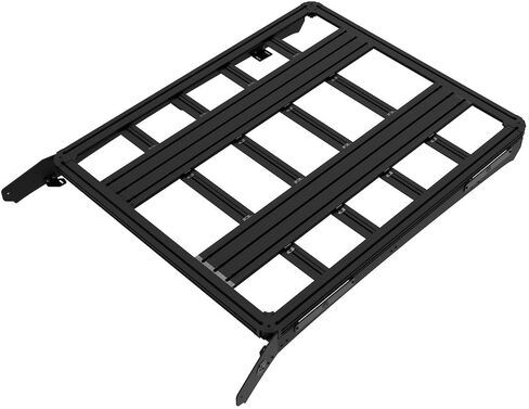 Roof Rack Platform | Platform One Aluminum | Black Powder-Coated | Fits Factory Roof Mounting Points | Includes 4 Sidelight Delete Plates & Hardware | Compatible With 2005-2023 Toyota Tacoma in Saudi Arabia