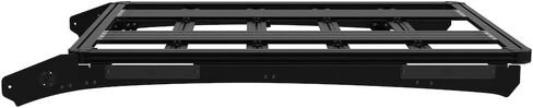 Roof Rack Platform | Platform One Aluminum | Black Powder-Coated | Fits Factory Roof Mounting Points | Includes 4 Sidelight Delete Plates & Hardware | Compatible With 2005-2023 Toyota Tacoma in Saudi Arabia