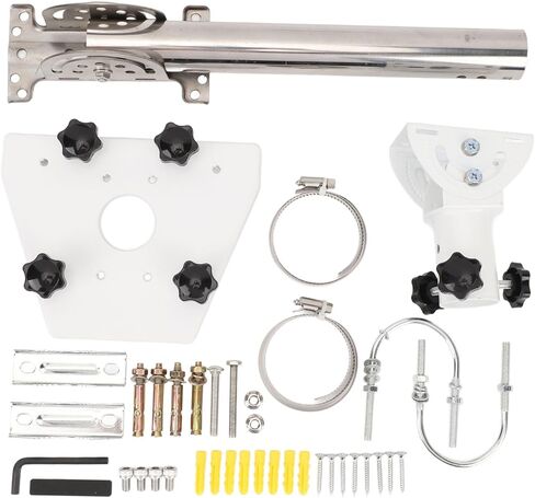 Marhynchus Gen 3 Mount Kit, Adjustable Mounting Kit for V3 Standard Dish, Complete Set with Adapter and Installation Rod, for Roof Eave Wall Car Roof Utility Pole in Saudi Arabia