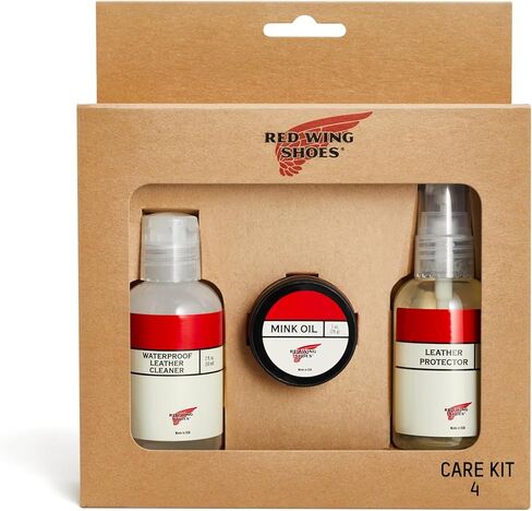 Red Wing Shoes Mini Care Kit #4 for Waxed Waterproof Full Grain or Nubuck Leathers in Saudi Arabia