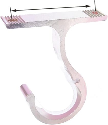 Curtain Pole Brackets,Curtain Rail Brackets Support Hooks for Drapery Poles，Curtain Pole Brackets，Curtain Rods Bracket Hanger Hook Rod Support Clamp(Wine Red) in Saudi Arabia