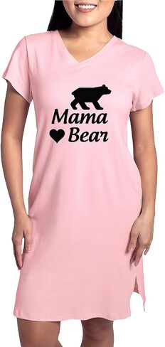 CafePress Mama Bear Women's Nightshirt, Soft Long Pajama Shirt, Cotton PJs/Pyjamas in Saudi Arabia