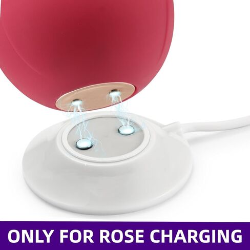 شاحن Densleonis Rose، قاعدة قاعدة بديلة بديلة للورد، شاحن كابل USB مغناطيسي للشحن السريع للورد - عبوتان، 2.5 قدم in Kuwait