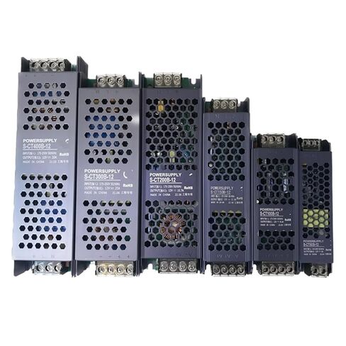 1pcs Power Supply AC220V to DC12V 24V60W 100W 150W 200W 300W 400W Lighting Transformer Converter(100W,12V) in Saudi Arabia