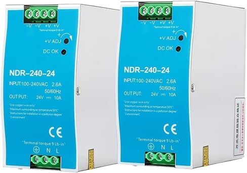 1pcs 240W Industrial DIN Rail Switching Power Supply 12V 24V 48V AC/DC Single Output Source Power NDR-240-12 NDR-240-24 NDR-240-48(48V) in Saudi Arabia