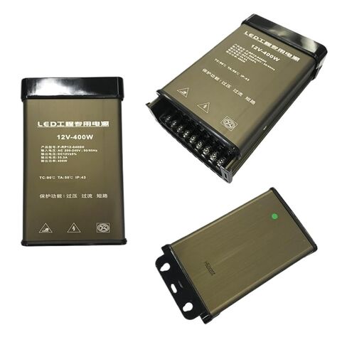 1 قطعة غير نافذ للمطر تحويل التيار الكهربائي IP43 AC220V إلى DC12V 400 واط LED محول (12 فولت 400 واط) in Saudi Arabia