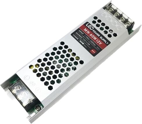 1 قطعة رقيقة جدا DC12V/24 فولت LED الإضاءة 60 واط سائق محول الطاقة التبديل سليم امدادات الطاقة لشريط Led (12 فولت 60 واط) in Saudi Arabia