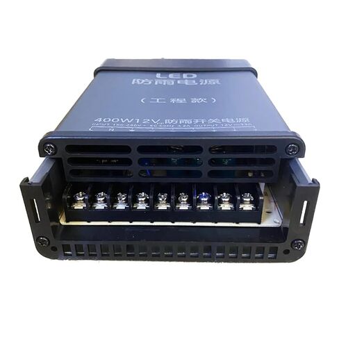 1pcs AC 220V to DC 12V 33A Rainproof Switching Power Supply IP43 Adapter 400W Outdoor Lighting Transformer Converter Driver in Saudi Arabia