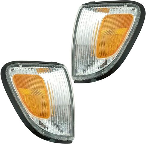 Side Marker Parking Turn Signal Corner Lights Set for Toyota for Tacoma Base/DLX/SR5 97-00 & Limited/Pre Runner 98-00 2pcs Front TO2521154 8162004060, Fast delivery in Saudi Arabia