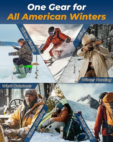 Men Women Heated Balaclava Gear Fishing Hunting Ice Pesca Motorcycle Snowboarding Motocross Motos Climbing Ski Hiking Biking Bicicletas Winter Outdoor Cold Weather Accesorios Camo Accessories Running in Kuwait