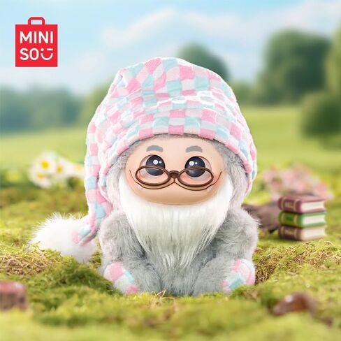 MINISO Gismow Quirky Crew Alliance Series Plush Keychain Blind Box, Soft Vinyl Plush Collectible Charm Random Design for Bag Decor & Gifts, Single Box in Saudi Arabia