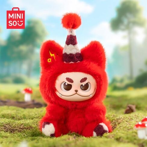 MINISO Gismow Quirky Crew Alliance Series Plush Keychain Blind Box, Soft Vinyl Plush Collectible Charm Random Design for Bag Decor & Gifts, Single Box in Saudi Arabia
