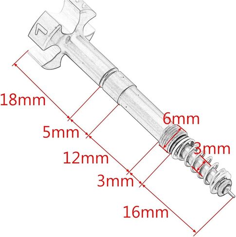 Motorcycle CNC for Keihin FCR Carbs Carby 4 Stroke Carburetor Mixture Screw For Suzuki distintivo(Green) in Saudi Arabia