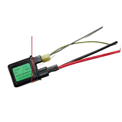 قابس مرحل التسخين المسبق 8942481610 12 فولت متوافق مع ZAXIS27U ZAXIS50U ZAXIS40U (سلك فقط) in Kuwait