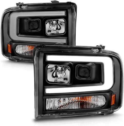 Projector Headlights 21.47 Inch x 18.49 Inch x 14.31 Inch H1 H7 Halogen Black Clear Lens in Saudi Arabia