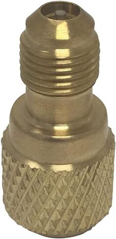 Appli Parts APCA-51614 5/16 in Female x 1/4 in Male, SAE, R410 Charging Adapter with Valve Core and Drepressor for Ductless Mini Split and Other Air Conditioning Applications in Saudi Arabia