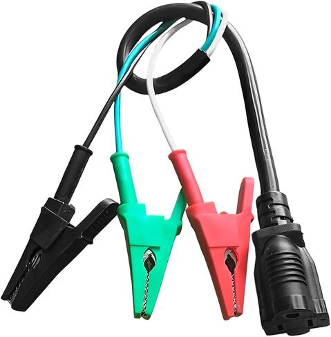Car HVAC Adaptor Cord, Three-Core Vehicle Circuit Breaker Finder Connector Cord with Crocodile Clip, Automotive Air Conditioning Accessories, Compatible with 69522 69411 RT310 in Saudi Arabia