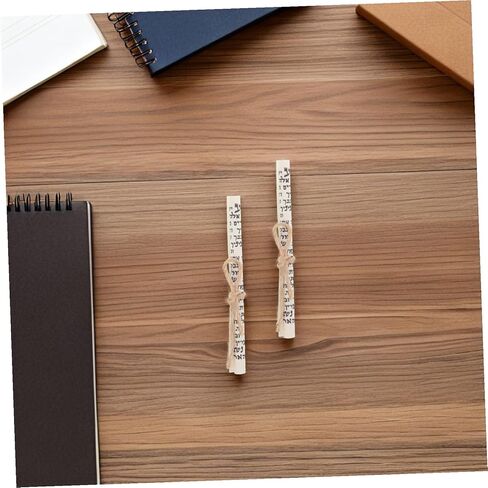 20 قطعة من مخطوطات Mezuzah العبرية كوشير مطبوعة أوراق نعمة يهودية لحقيبة Mezuzah مخطوطات ميتزفه الصغيرة لديكور المنزل وحماية باب العطلة اليهودية in Saudi Arabia