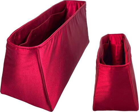 Organizer for Coa.h Soft Empire Carryall 28/40/48, Satin Silk Bag Insert with Zipper Pocket (Size 40, Blush) in Saudi Arabia