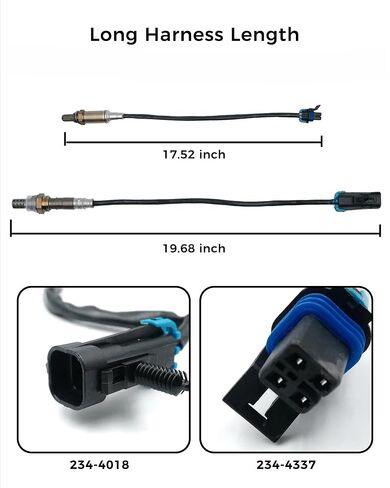 Fits For Chevy GMC Avalanche Silverado Sierra 1500 Classic Suburban Yukon XL 1500 2500 Tahoe 4.3L 4.8L 5.3L 6.0L 2006-07, Fit for Cadillac Escalade 6.2L 2007 Oxygen O2 Sensor Upstream& Downstream 4pcs in Saudi Arabia