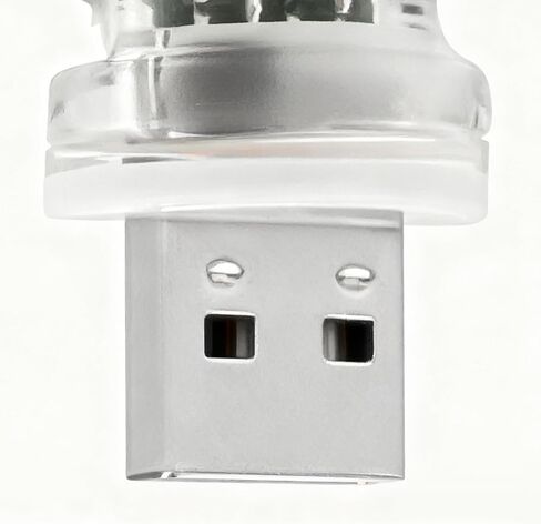 ضوء اللهب LED USB - إضاءة محيطة مدمجة عديمة اللهب | للاستخدام الداخلي، والخارجي، والحفلات، وغرفة النوم، والعطلات، والمركبات، والسيارات، والديكور، والإضاءة المزاجية، ويعمل بمنفذ USB، وآمن وواقعي in Kuwait