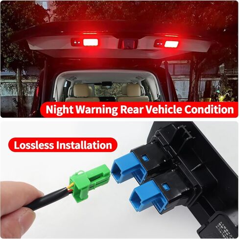 مصباح ديكور الباب الخلفي مناسب لـ 2024-2026 Toyota Land Cruiser 250 1958 Prado LC250 j250 Trunk Led تحذير ضوء ملحقات التعديل الداخلي الضوء الأصفر/الضوء الأبيض/تبديل الضوء الأحمر in Kuwait