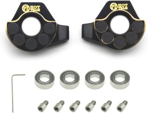 هواية التنغستن الصلب والنحاس مفصل التوجيه RC المحور الأوزان لمحور SCX30 1/30 RC الزاحف ترقية الملحقات (الذهب الأسود) in Kuwait