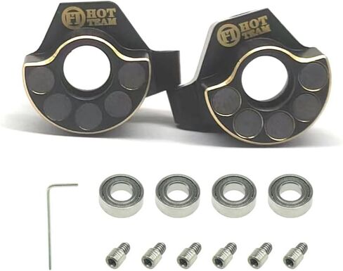 هواية التنغستن الصلب والنحاس مفصل التوجيه RC المحور الأوزان لمحور SCX30 1/30 RC الزاحف ترقية الملحقات (الذهب الأسود) in Kuwait
