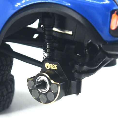 هواية التنغستن الصلب والنحاس مفصل التوجيه RC المحور الأوزان لمحور SCX30 1/30 RC الزاحف ترقية الملحقات (الذهب الأسود) in Kuwait