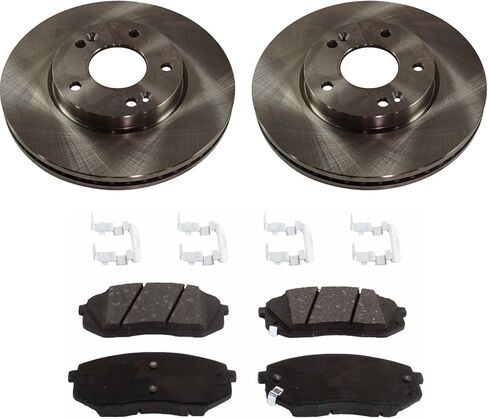 Replacement Front Brake Disc and Pad Kit fits Kia Rondo 2007-2009 2.4L I4 in Saudi Arabia