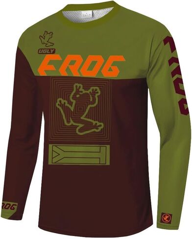 قمصان UGLY FROG Powersports للرجال، قميص دراجة للدراجات النارية Motocross BMX Moto Mx ATV لركوب الدراجات النارية على الطرق الوعرة in Kuwait