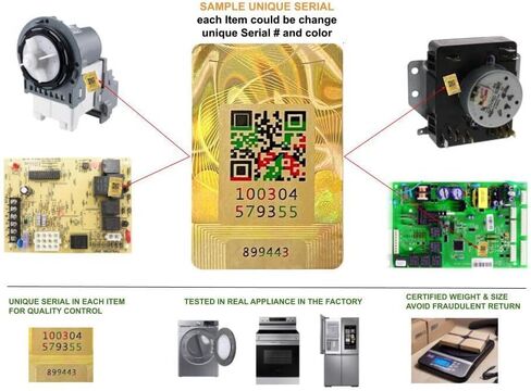 EquipDr Refrigerator Compressor Relay 3ARR65P4E3AS Start Kit Replacement for 216008900 Heavy Duty in Saudi Arabia
