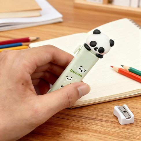 2 Sets Cute Panda Push Pull Rubber Erasers Kawaii Large Capacity Pencil Erasers for School Office Home Classroom Prize Party Favors in Saudi Arabia