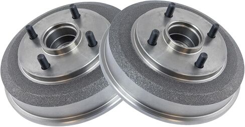 Rear Brake Drum Set Driver & Passenger Side Compatible with 2000-2008 Ford Focus in Saudi Arabia