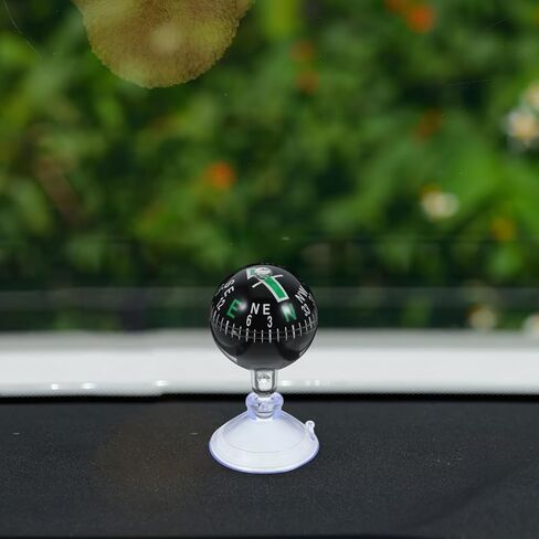 Automotive Compass Ball with Spherical Suction Cup Portable Car Dashboard Compass Accurate Direction Finder for Cars Trucks Boats in Saudi Arabia