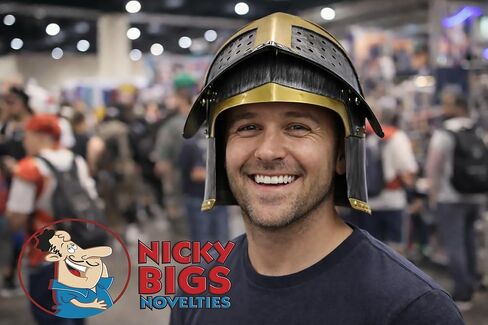 أغطية الرأس لخوذة الفارس من العصور الوسطى من Nicky Bigs Novelties، فضية، مقاس واحد in Saudi Arabia