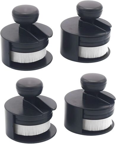 4-Pack Ergonomic Ink Blending Brushes for Card Making and Stenciling, Nylon Bristles with Storage Stand in Saudi Arabia