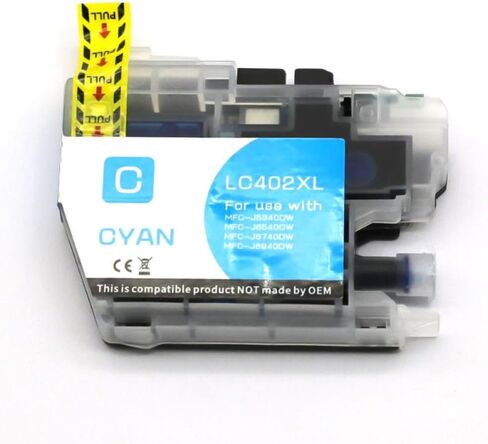 خرطوشة حبر LC402 LC402XL 402 402XL متوافقة تعمل مع طابعات MFC-J5340DW MFC-J6540DW MFC-J6740DW MFC-J6940DW (BK) in Kuwait