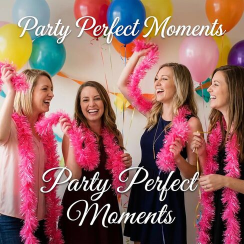 Sukh 10 PCS Feather Boa - Artificial Fluffy Boas for Party Bulk,Colorful Feather Boas Party Pack for Women Costume,Birthday Halloween Wedding Christmas,4.92ft Boa in Saudi Arabia