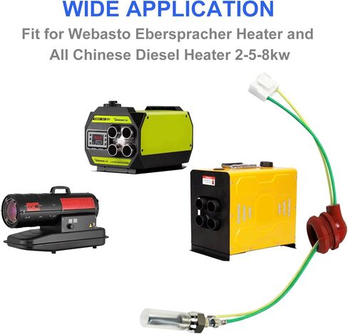 طقم إصلاح قابس توهج سخان الديزل، 12 فولت/24 فولت 2 كيلو وات 5 كيلو وات 8 كيلو وات طقم إصلاح سخان الديزل مع فلتر لأجزاء إصلاح سخان قارب السيارة والشاحنة، ملحقات سخان الديزل in Kuwait
