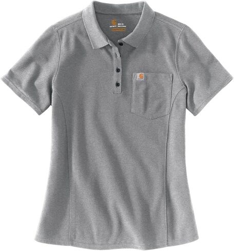 Carhartt Women's Relaxed Fit Midweight Short-Sleeve Pocket Polo in Saudi Arabia