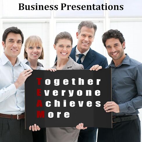 Ndsox 4 Pack 26" x 16" Black Trifold Poster Board Medium Size Corrugated Cardboard Science Fair Display Boards for School Projects, Business Presentations, Event Displays, and Art Exhibitions in Saudi Arabia