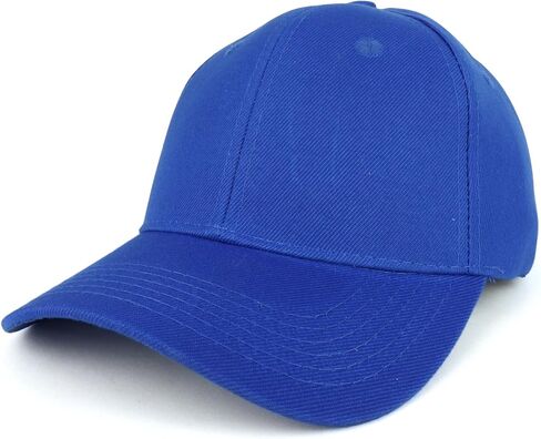 Trendy Apparel Shop Plain Structured Crown Adjustable Baseball Cap in Saudi Arabia