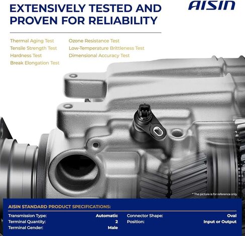 AISIN ASWT-00052 Input or Output Transmission Speed Sensor - Compatible with Toyota Tundra 2007-2020, Sequoia 2008-2020, Land Cruiser 2008-2016, Lexus LX570 2010-2015 - with Automatic Transmission in Kuwait