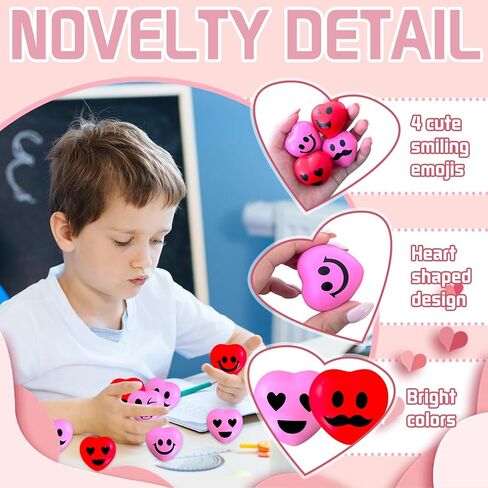 30 Pcs Face Stress Balls,2.5 Inch Funny Face Squeeze Balls,Emotion Squeeze Foam Balls,Foam Balls for Hand Wrist Stress Reliefs Finger Exercise in Kuwait